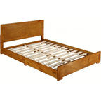 Eiken Inlegpanelen Massief Houten Kingsize Bedframe