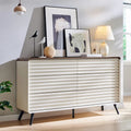 Dressoir met 6 laden en gegroefde voorpanelen