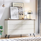 Dressoir met 6 laden en gegroefde voorpanelen