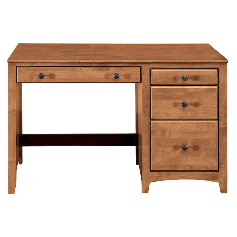 Arch+Haven bureau van massief hout met 4 laden