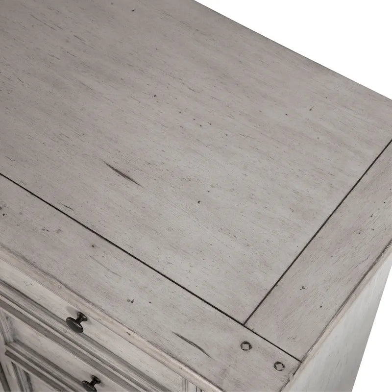Lakewood Antique Finish Gentleman's Drawer Chest