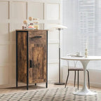 Smalle vloerkast met 1 deur en 1 lade - 11,8D x 13,8B x 31,5H
