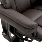 HOMCOM Massage Recliner Chair with Ottoman Footrest