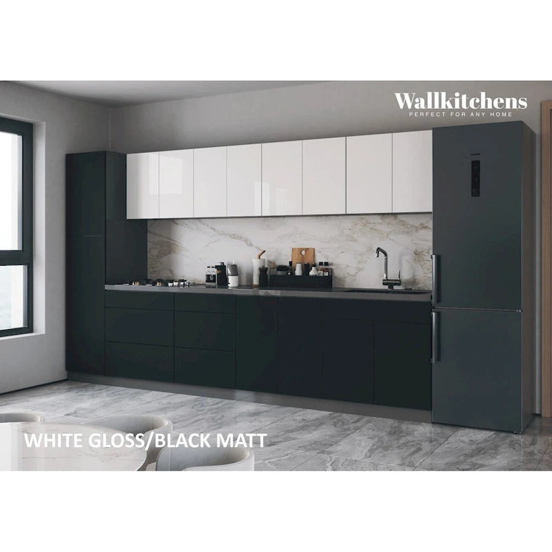 Keuken Elegante Collectie Zwarte Kleur Basis Maat 11Ft Breed - 135x24