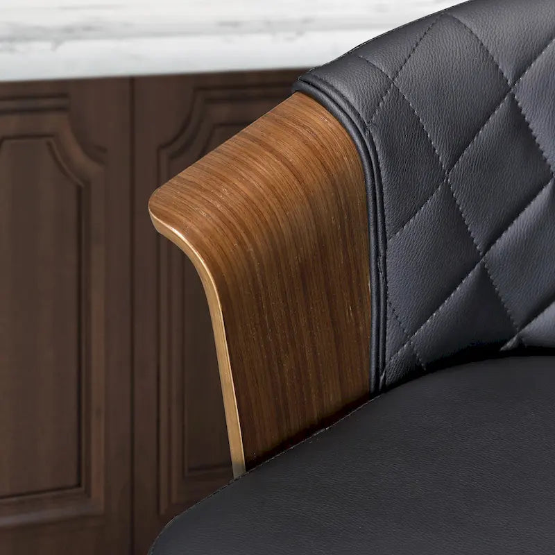 Art Leon Mid-century modern draaibare barstoelen (set van 2)