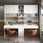 Work and Play Desk with Shelving - Ideal for Gamers and Professionals