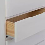 Solid Wood Farmhouse 6 Drawer Dresser