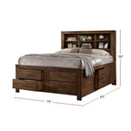 6 Onderbedlades Bed in Walnoot