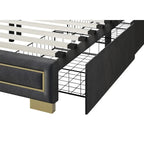 Jasper Full Upholstered Storage Platform Bed