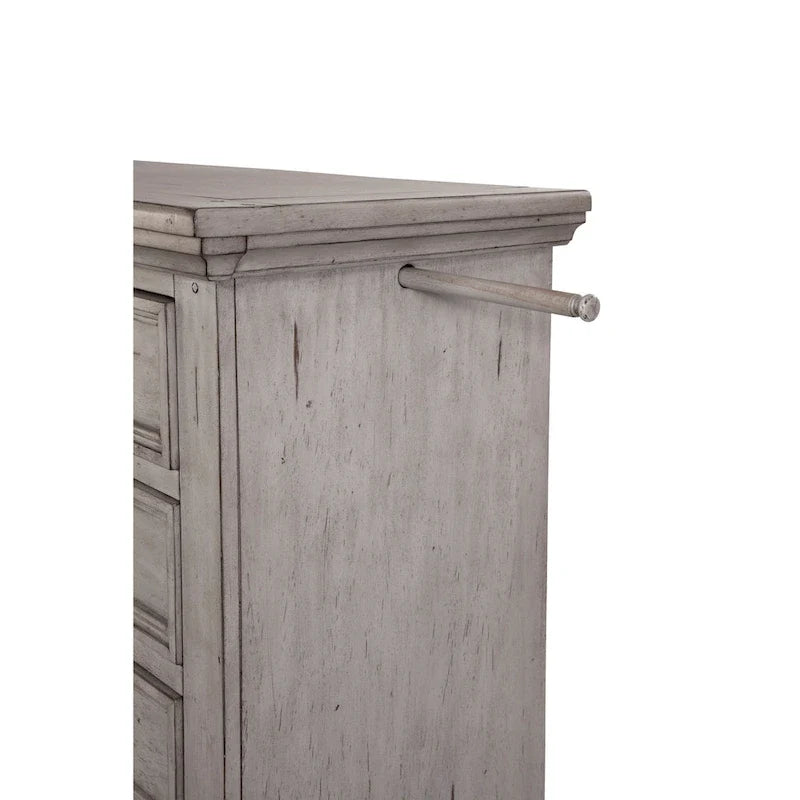 Lakewood Antique Finish Gentleman's Drawer Chest