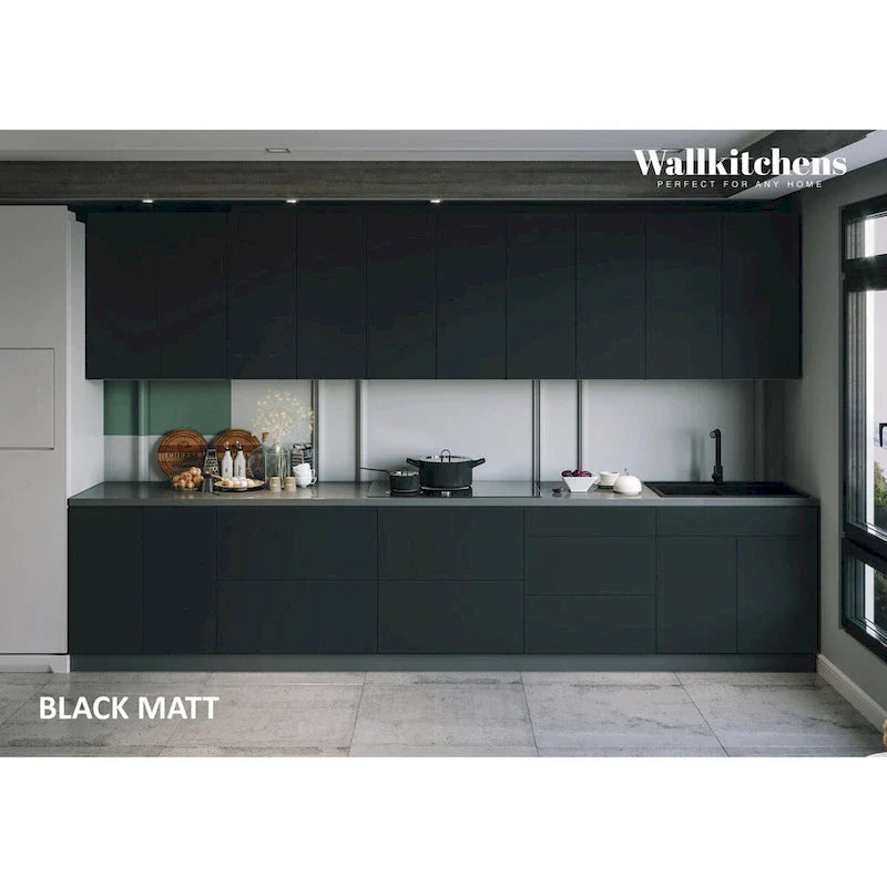 Modern Kitchen Cabinet Set â€?13 Ft Wide, 153x24, Multiple Colors