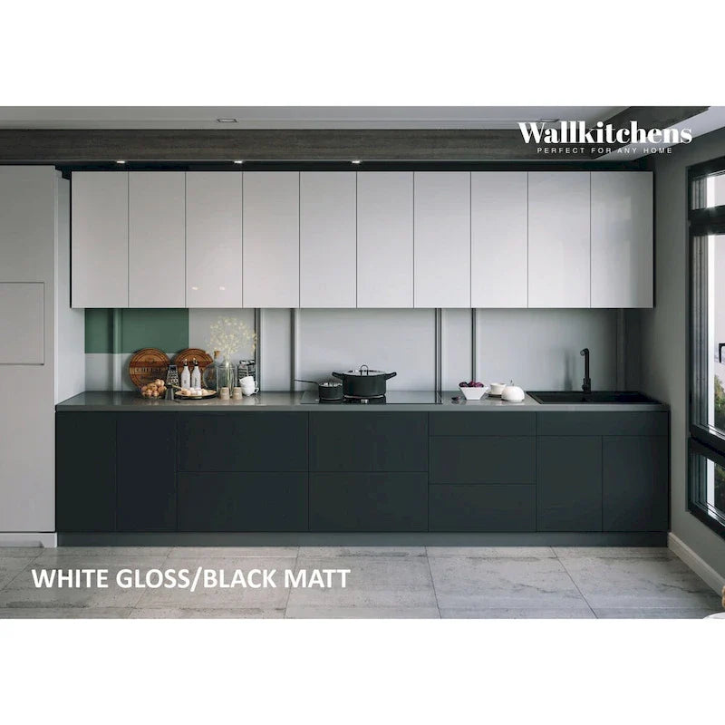 Modern Kitchen Cabinet Set â€?13 Ft Wide, 153x24, Multiple Colors