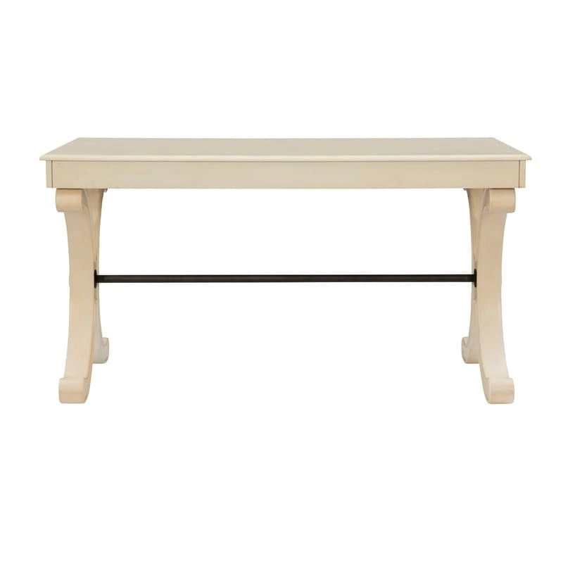 Schrijftafel met 3 lades en X-vormige poten