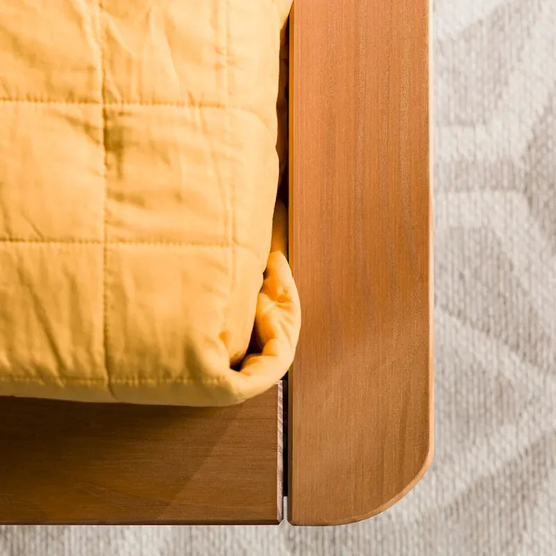 Massief houten spijlenbed