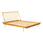 Massief houten spijlenbed