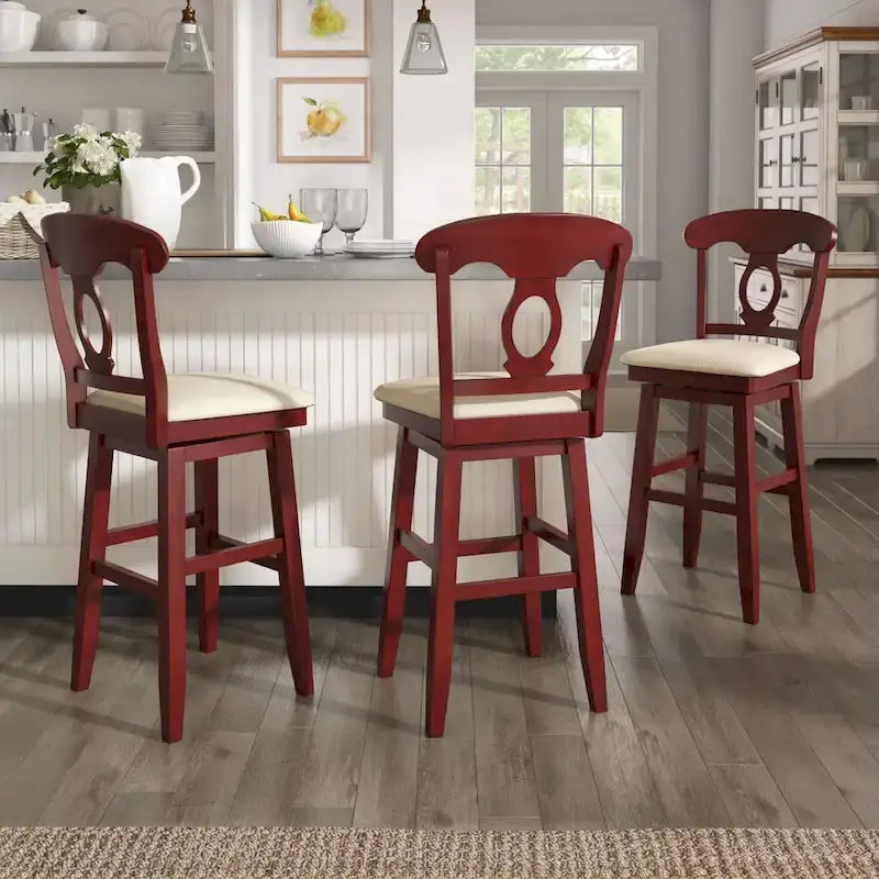 Napoleon Back Houten Draaibare Counter- & Barkruk