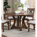 Ronde eettafel met zuilvoet