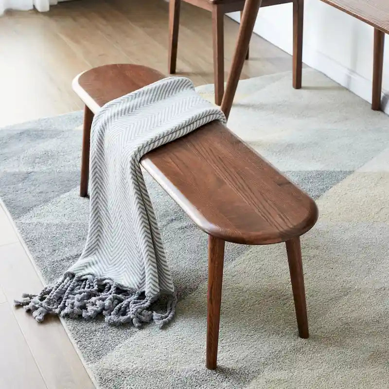 Massief Eikenhouten Bank