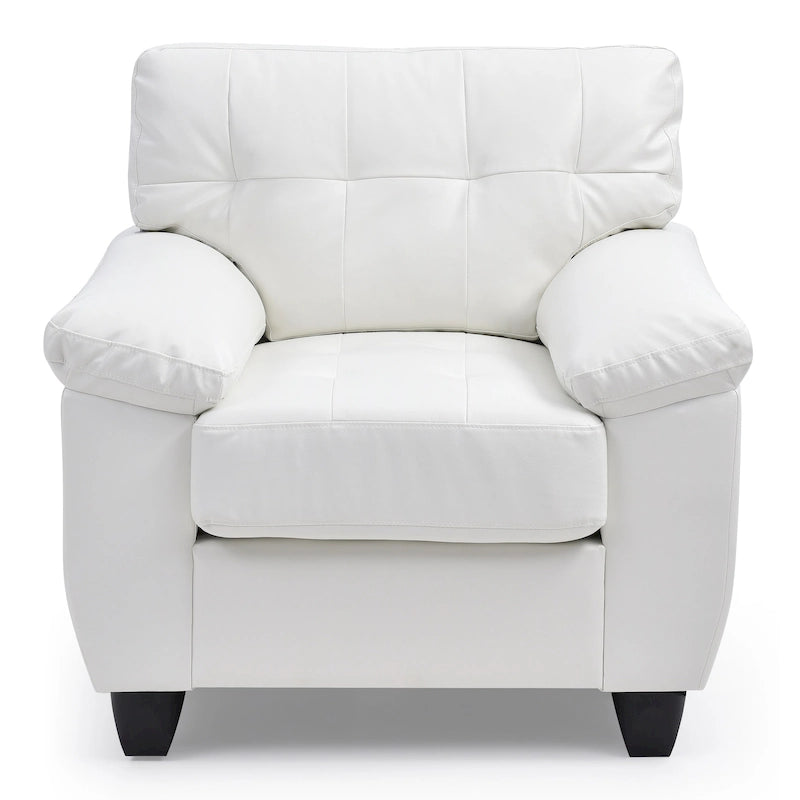 Fauteuil van kunstleer