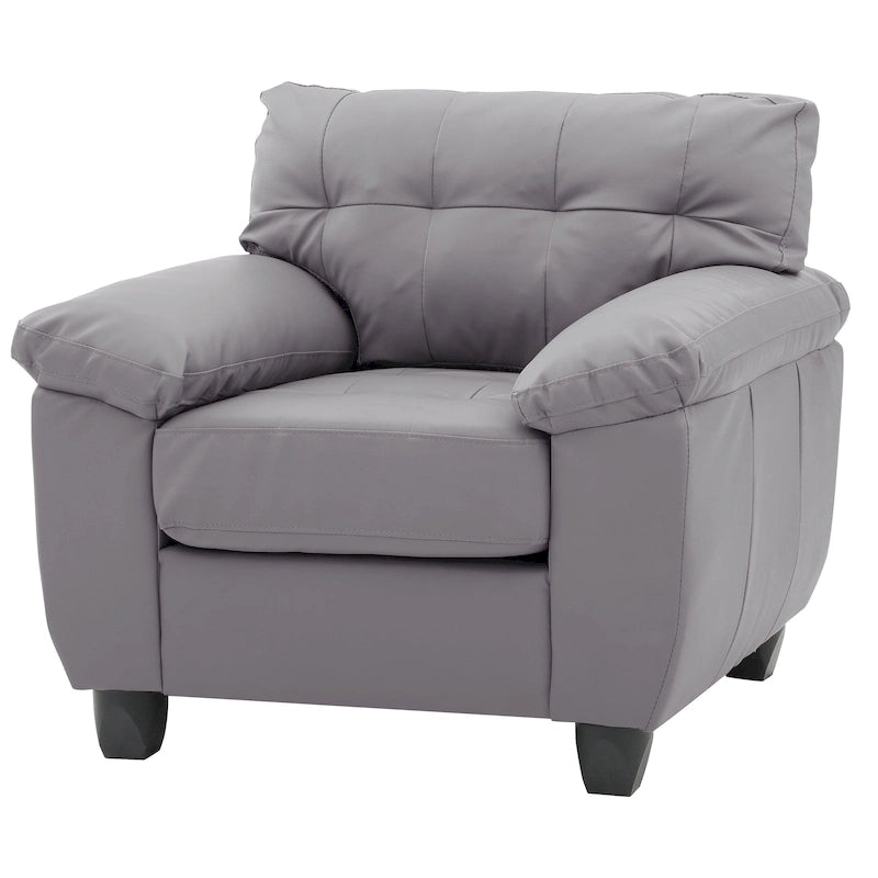 Fauteuil van kunstleer