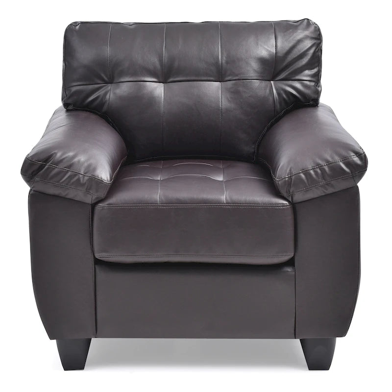 Fauteuil van kunstleer