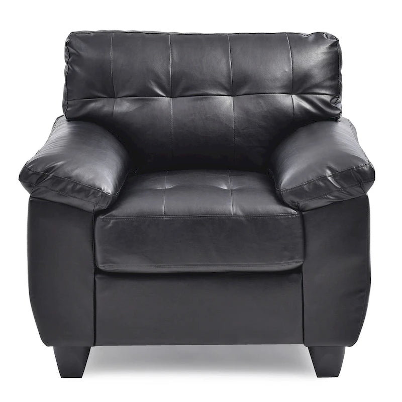 Fauteuil van kunstleer