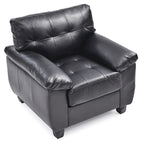 Fauteuil van kunstleer