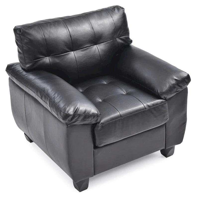 Fauteuil van kunstleer