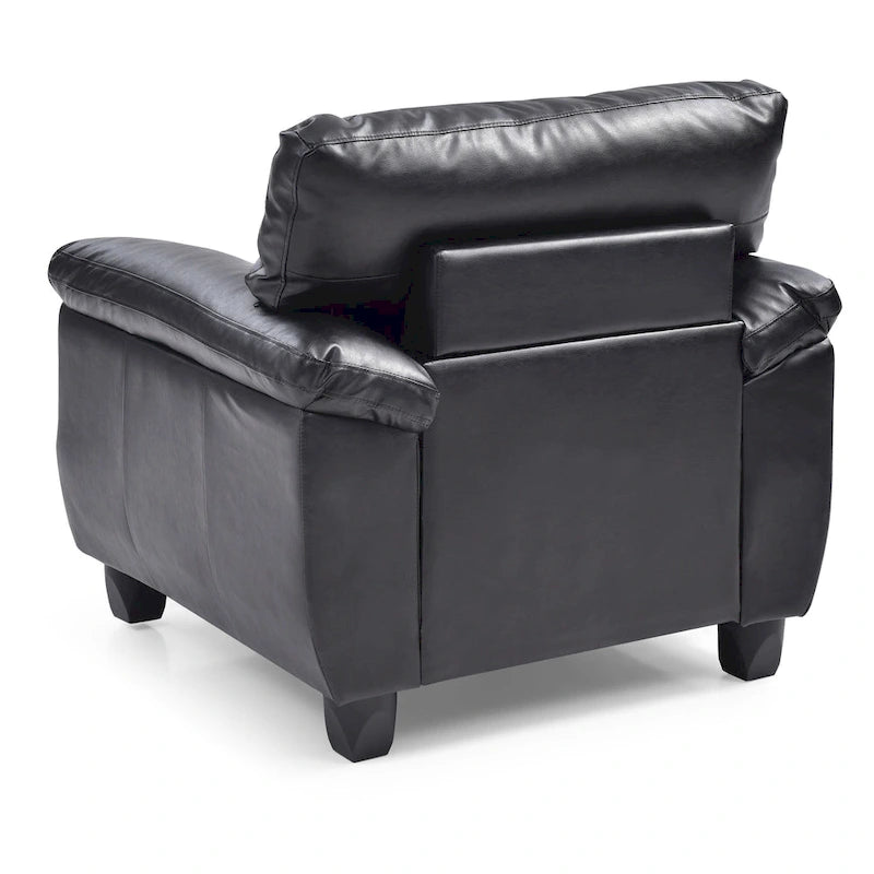 Fauteuil van kunstleer