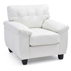 Fauteuil van kunstleer