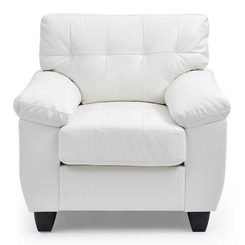 Fauteuil van kunstleer