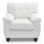 Fauteuil van kunstleer