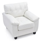 Fauteuil van kunstleer