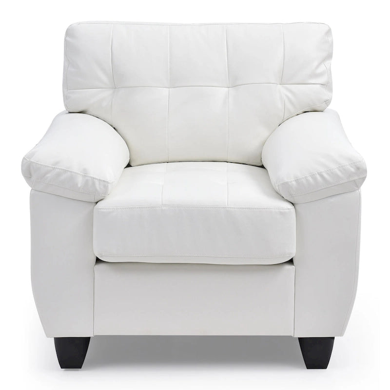 Fauteuil van kunstleer
