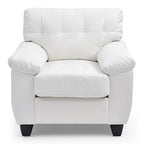 Fauteuil van kunstleer