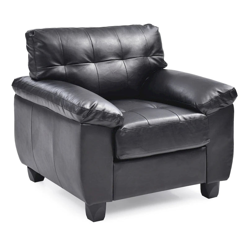 Fauteuil van kunstleer