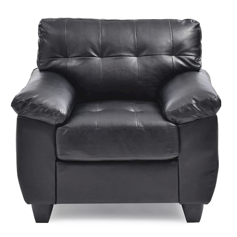 Fauteuil van kunstleer