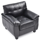 Fauteuil van kunstleer