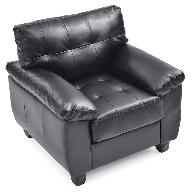 Fauteuil van kunstleer