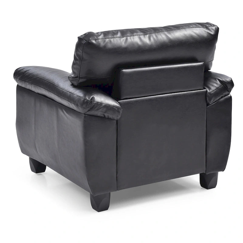 Fauteuil van kunstleer