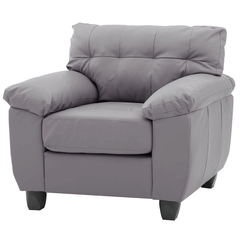 Fauteuil van kunstleer