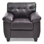 Fauteuil van kunstleer
