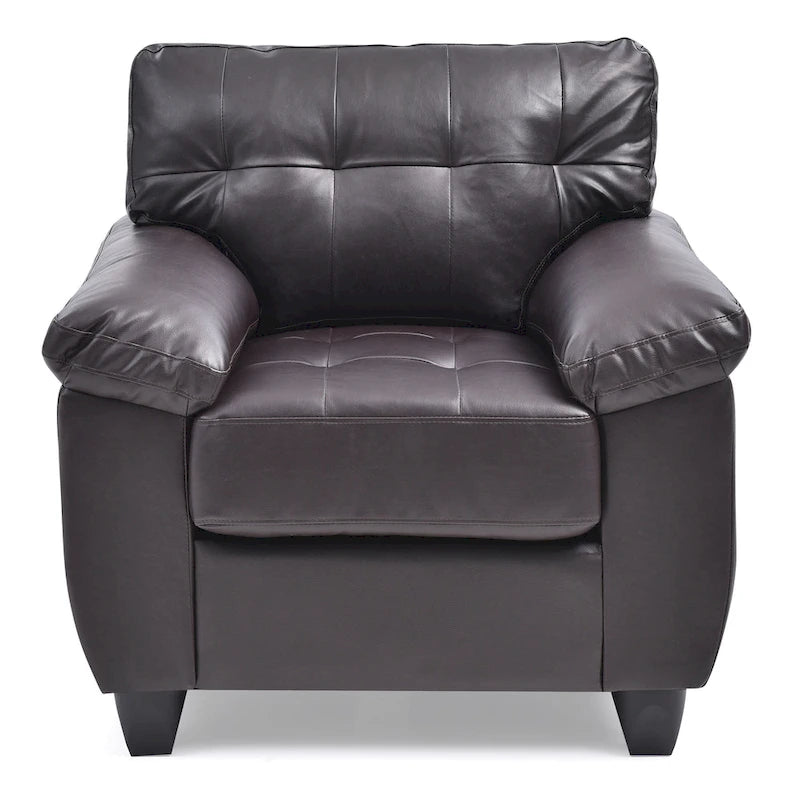 Fauteuil van kunstleer