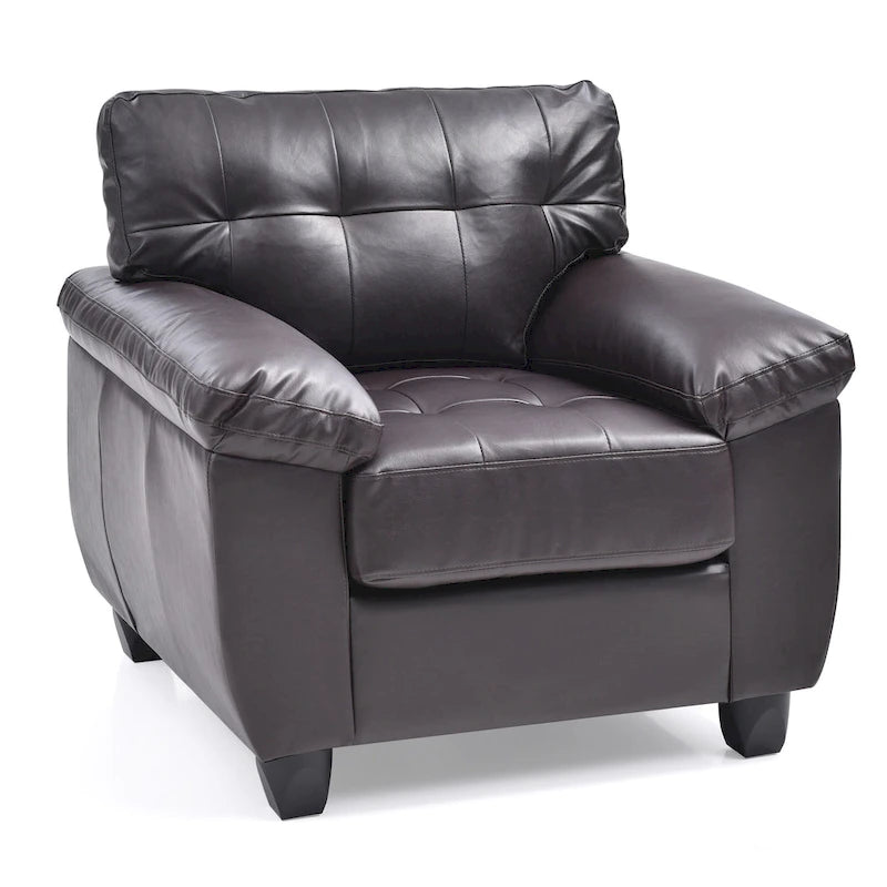 Fauteuil van kunstleer