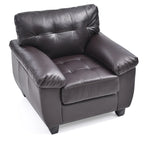 Fauteuil van kunstleer