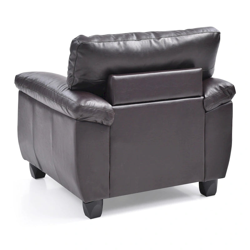 Fauteuil van kunstleer