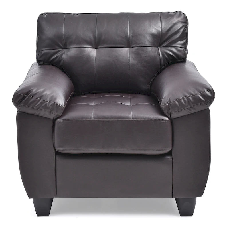 Fauteuil van kunstleer