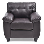 Fauteuil van kunstleer