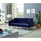 Fluwelen Mid-Century Slaapbank