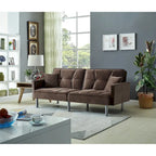 Fluwelen Mid-Century Slaapbank